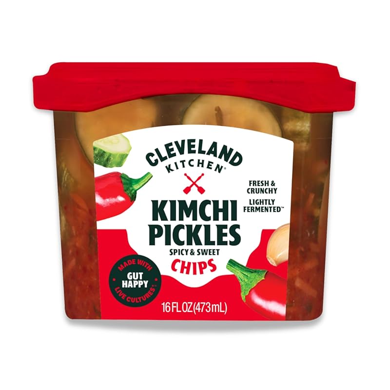 Cleveland Kitchen Kimchi Pickle Chips: Crunchy, Spicy, Lightly Ferment