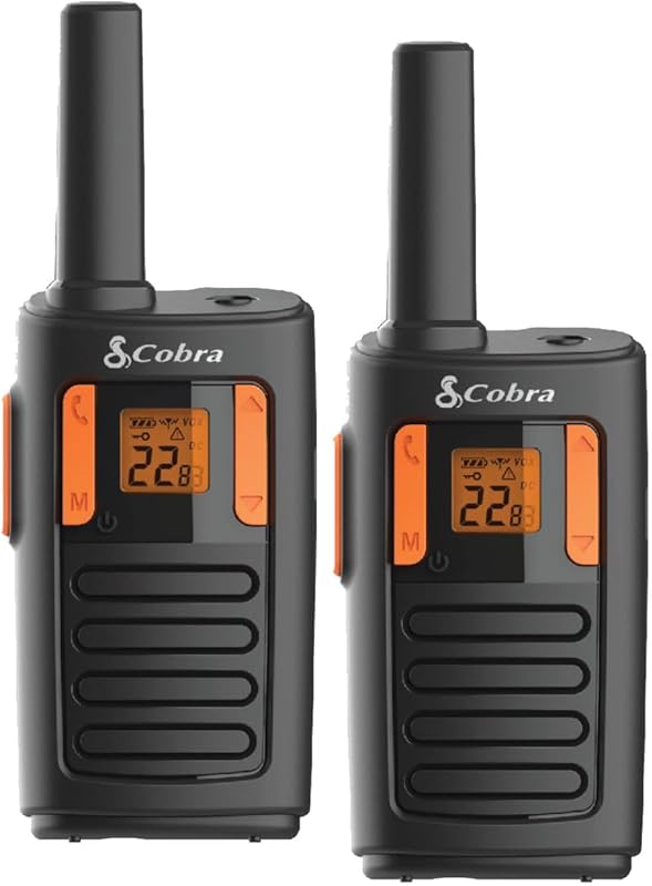 Cobra RX180 Walkie Talkies (2-Pack): Lightweight, Compact, Long Range 