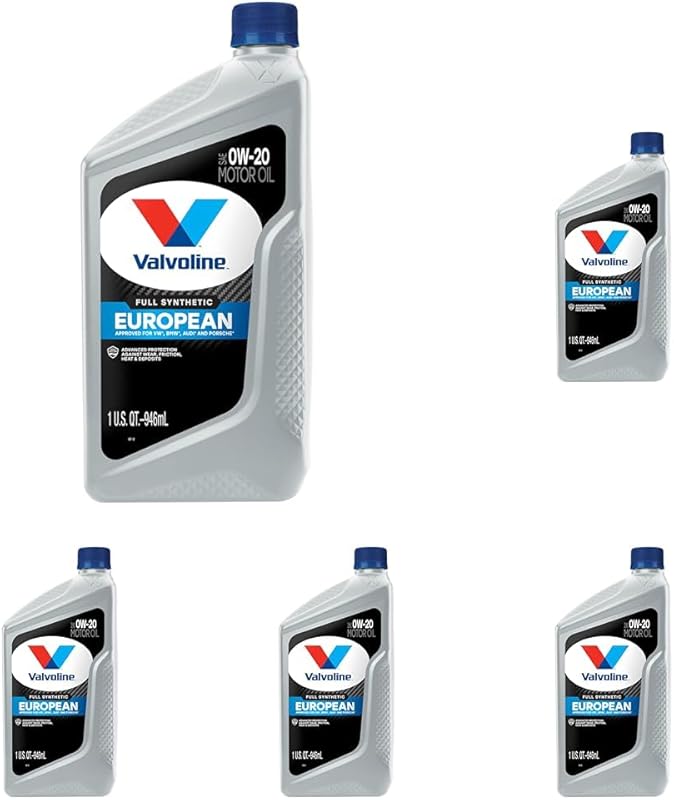 Valvoline European Vehicle Full Synthetic SAE 0W-20 Motor Oil for Supe