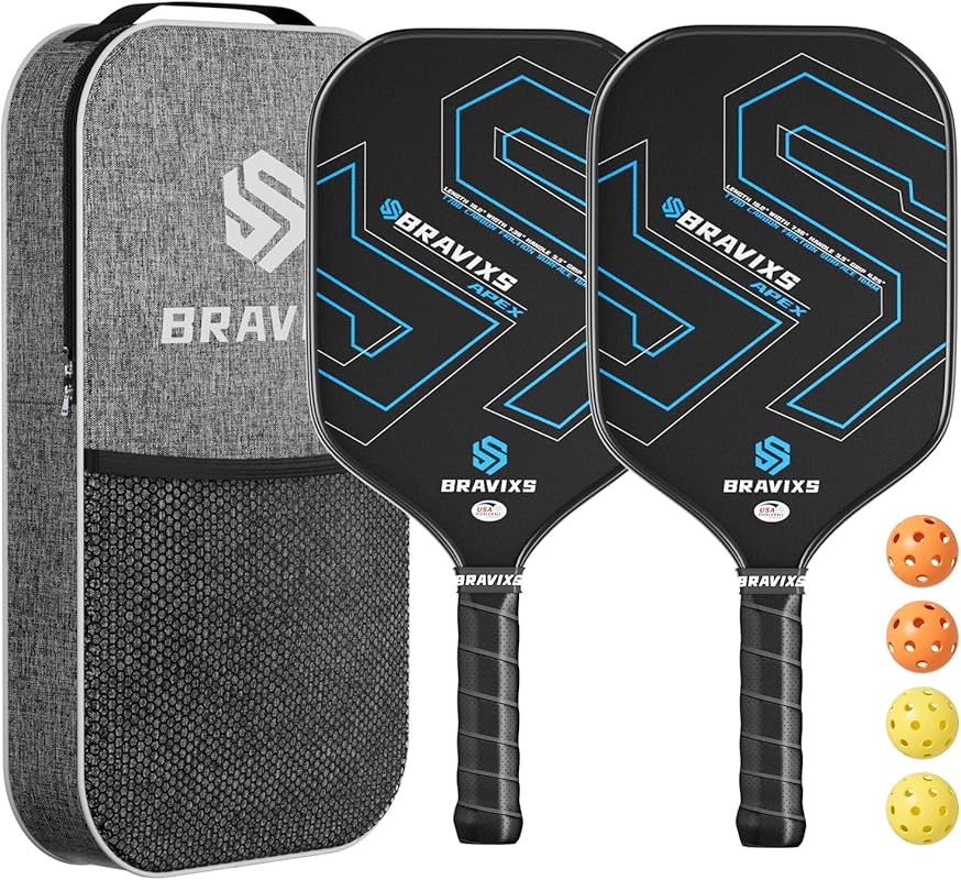 Best USAPA Approved T700 Carbon Fiber Pickleball Paddle Set of 2 with 