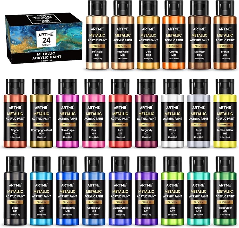 5 Best Glitter Acrylic Paints for Stunning Art Projects