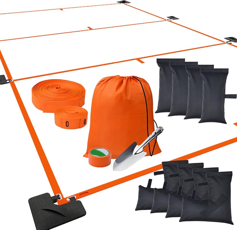 Portable Pickleball Court Lines Kit for Easy Setup on Indoor and Outdo