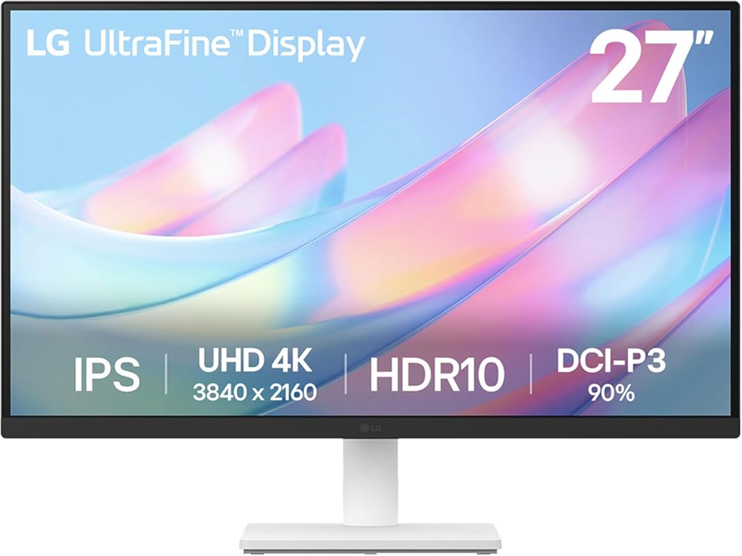 LG Ultrafine 27-inch 4K UHD Monitor: HDR10 IPS Display for Crisp Photo