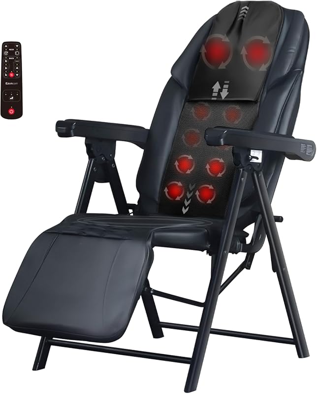 FR-M25D Foldable Electric Massage Chair with Heat: Portable, Full Body