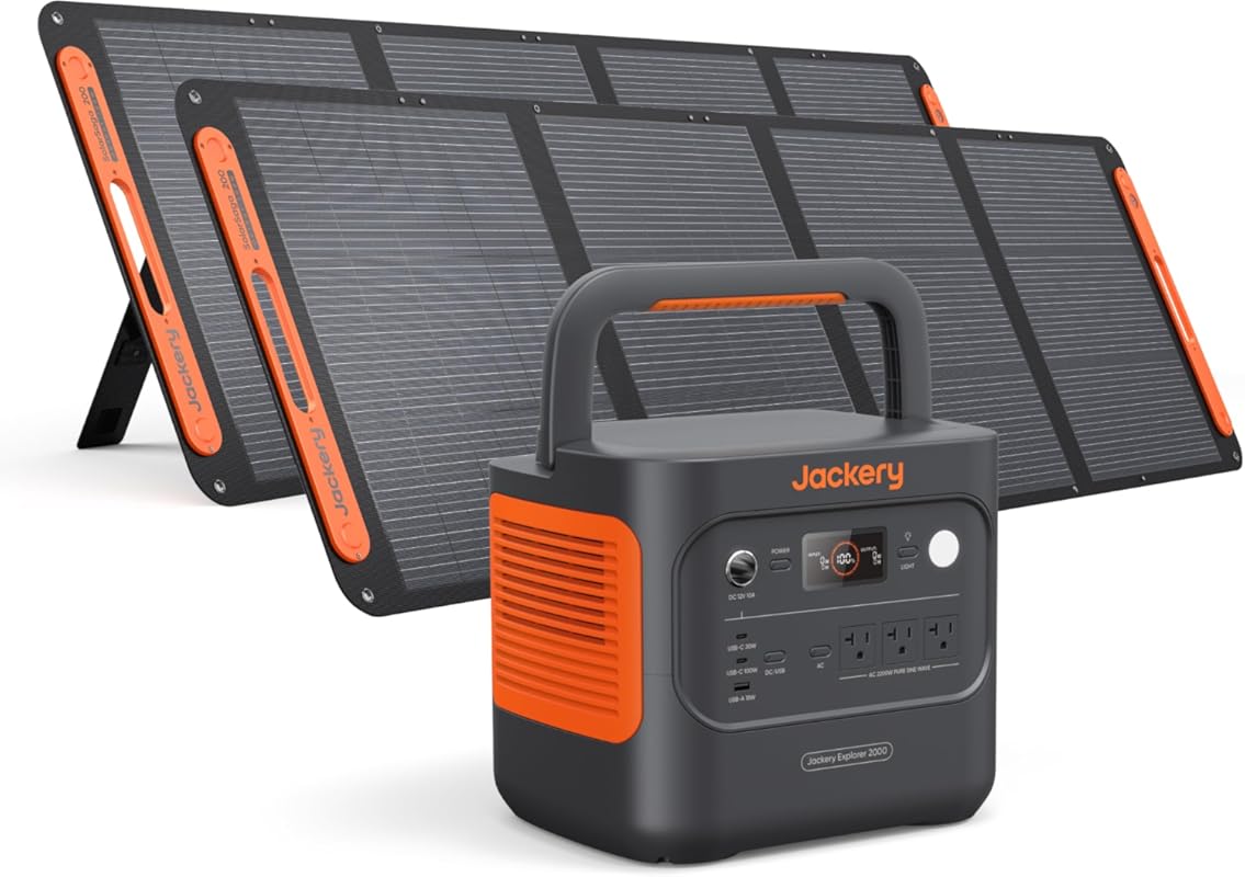 Jackery Explorer 2000 v2 Portable Power Station with 2042Wh LiFePo4, 2