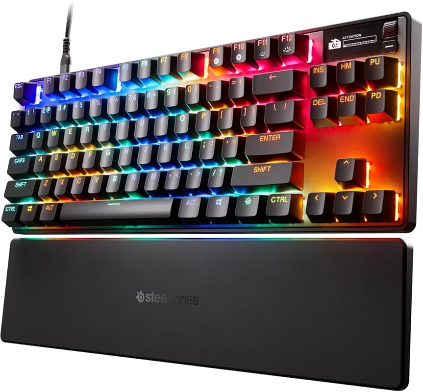 SteelSeries Apex Pro TKL Gaming Keyboard with OmniPoint HyperMagnetic 