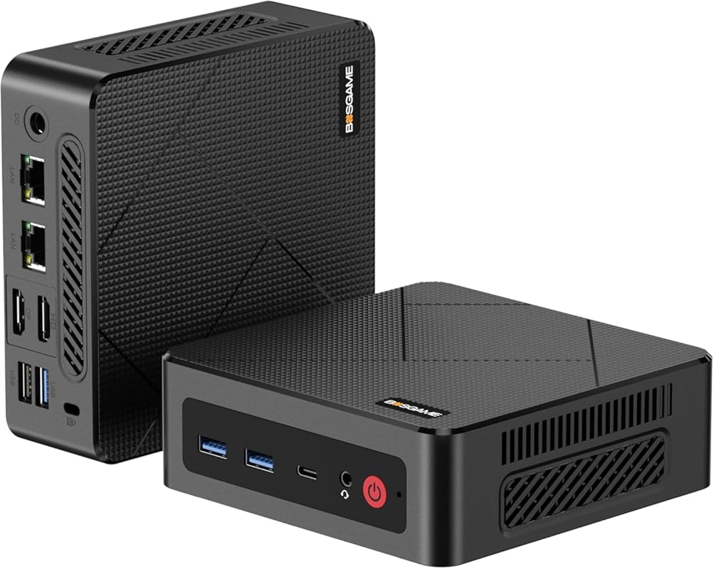 BOSGAME E4 Mini PC: Affordable AMD Ryzen 5, 16GB RAM, 512GB SSD, great