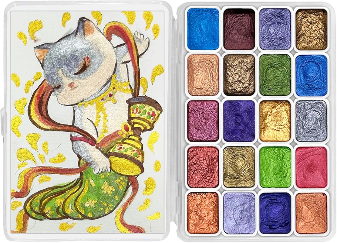Top 5 Metallic Watercolor Paints for Stunning Art
