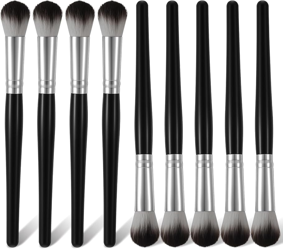 Giantree 9 PCS Mop Brush for Acrylic Painting, Oval Blending Brush for