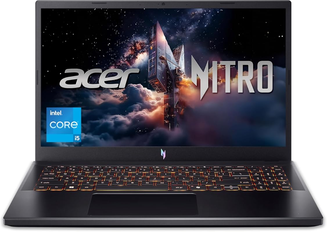 Acer Nitro V: Photo Editing Laptop with Intel Core i5, RTX 4050, 8GB R