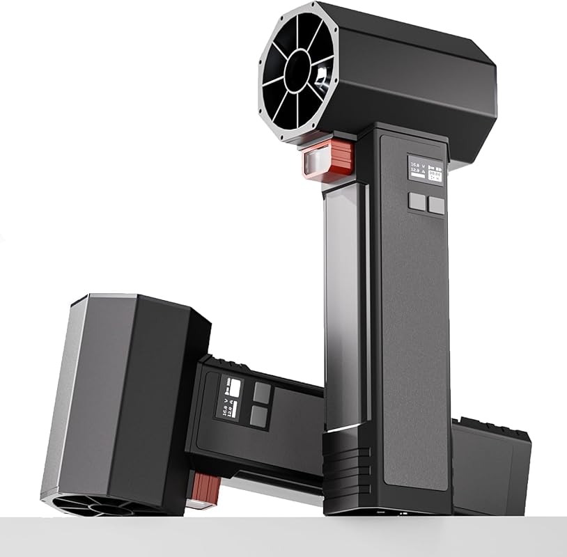 Versatile Cordless Blower for Snow, Leaves, and Car Drying with 4 Spee