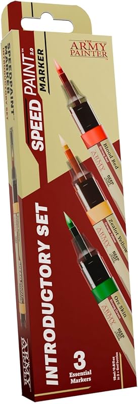 Army Painter Speedpaint 2.0 Markers for Miniature Painting in Green, R