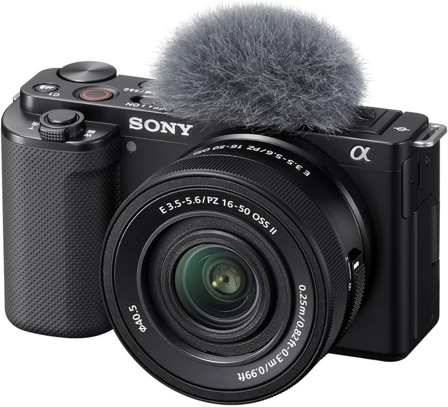 Sony Alpha ZV-E10: APS-C Mirrorless Vlogging Camera Kit with Interchan