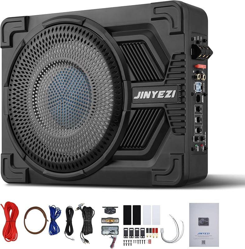10" 1200W Under Seat Subwoofer for Trucks with Class D Amplifier and B