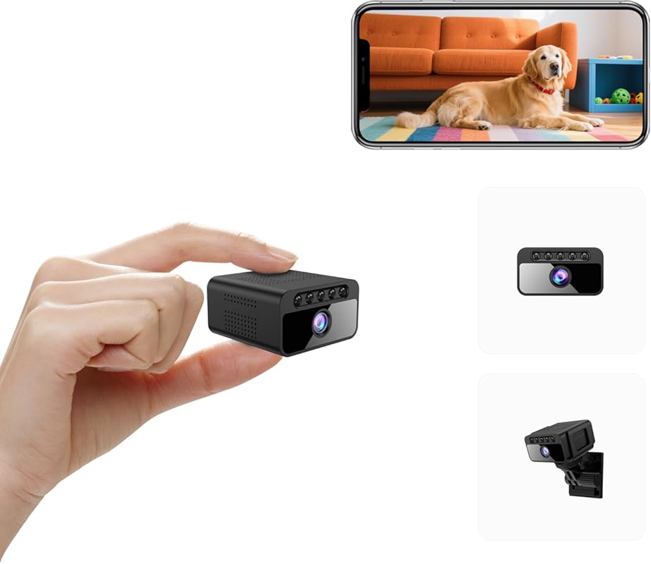 Best 4K Mini Hidden Spy Camera: Wireless Nanny Cam with Cloud, Night V