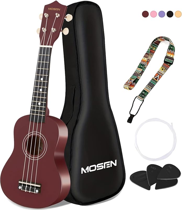 MOSEN Ukulele for Beginners 21 Inch All in One Kit Beginner Profession