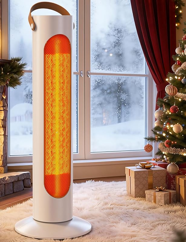 Outdoor Heaters for Patio w/4 Modes, 350Sq.ft 1S Heating, 1500W PTC Ce