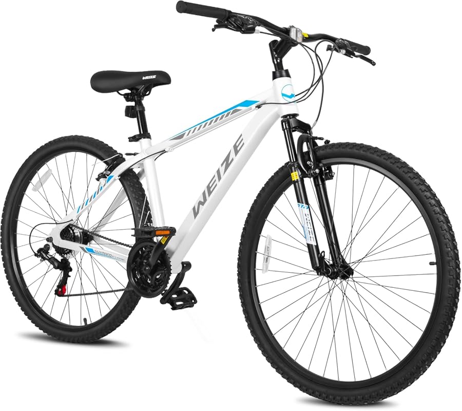 WEIZE Hardtail Mountain Bike, 29-inch Wheels, 21-Speed Trigger Shifter