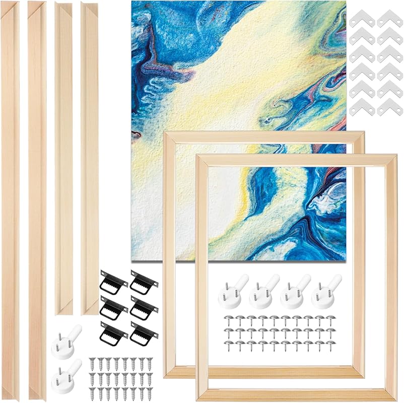 DIY Canvas Stretcher Bars Kit for Oil Paintings and Art Frames 16x20 I