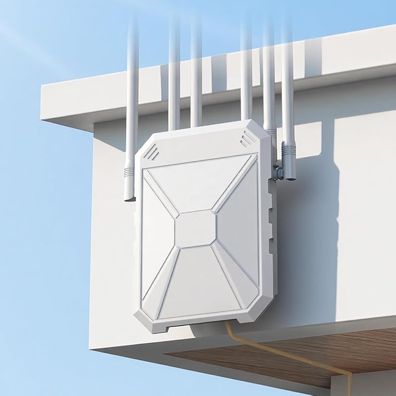 AX1800 Outdoor WiFi 6 Extender, IP67 Weatherproof Long Range Access Po