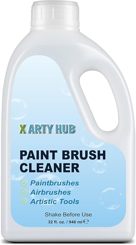 Paint Brush Cleaner and Restorer for Acrylic and Water-Based Paints, A