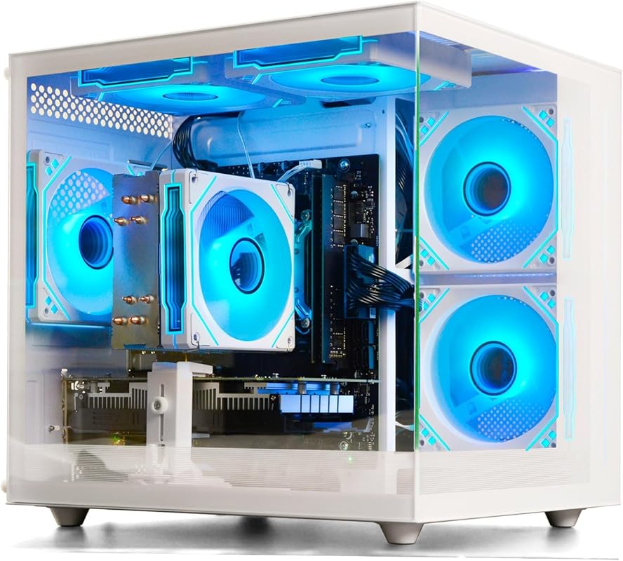 Gaming PC with AMD Ryzen 5, RX 560 4GB, 16GB RAM, 512GB SSD, Wi-Fi 6.