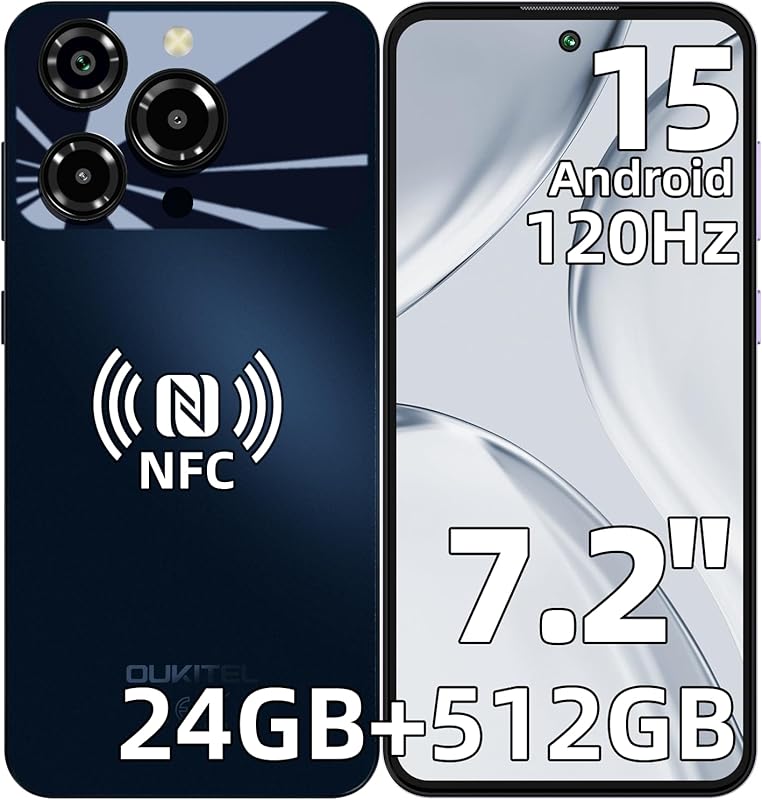OUKITEL C69: Unlocked Android 15 Phone with 7.2
