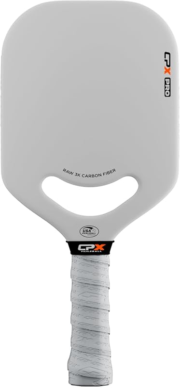 CPX Pro Carbon Fiber Pickleball Paddle, 19mm Honeycomb Core, Tennis Gr