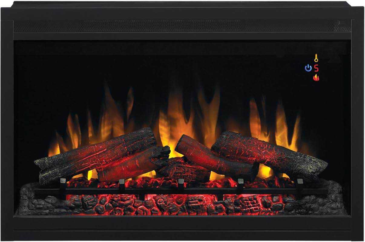 ClassicFlame 36" Traditional Built-in Electric Fireplace Insert, 120 v