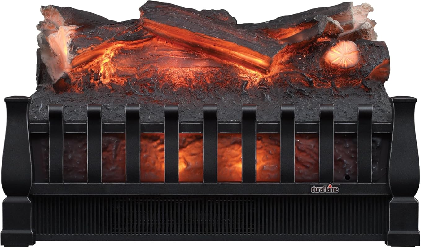Duraflame Electric Log Set Insert: 400 Sq Ft Heater, Realistic Flames,