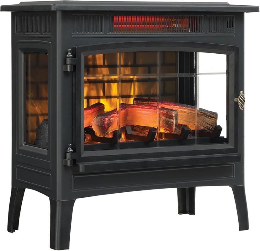 duraflame Freestanding Electric Fireplace Stove Heater with 3D Flame E