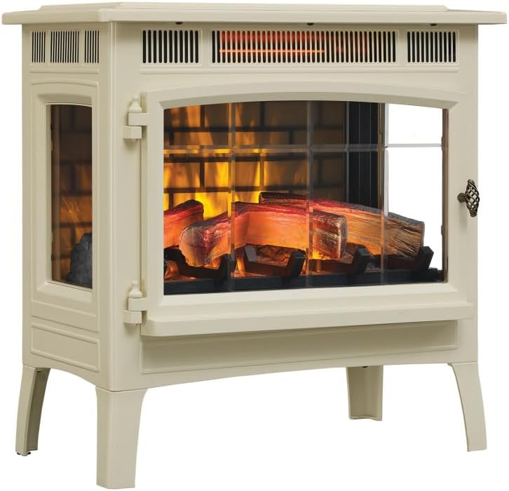 Duraflame Freestanding Electric Fireplace Stove Heater with Realistic 