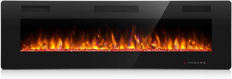 Antarctic Star 36-inch Electric Fireplace: Recessed/Wall Mounted, Mult