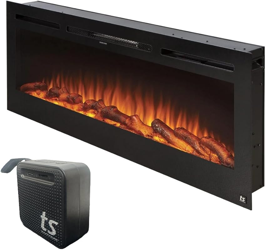 Touchstone Fireplace and Fire Crackle Speaker Bundle - The Sideline 50
